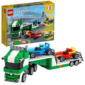 LEGO Creator 3-in-1 Race Car Transporter 31113 Construction Toy 328 Pieces NEW!